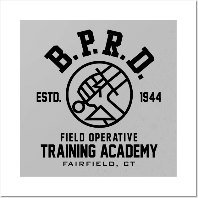 HELLBOY B.P.R.D. - Training Academy Wall Art by ROBZILLA